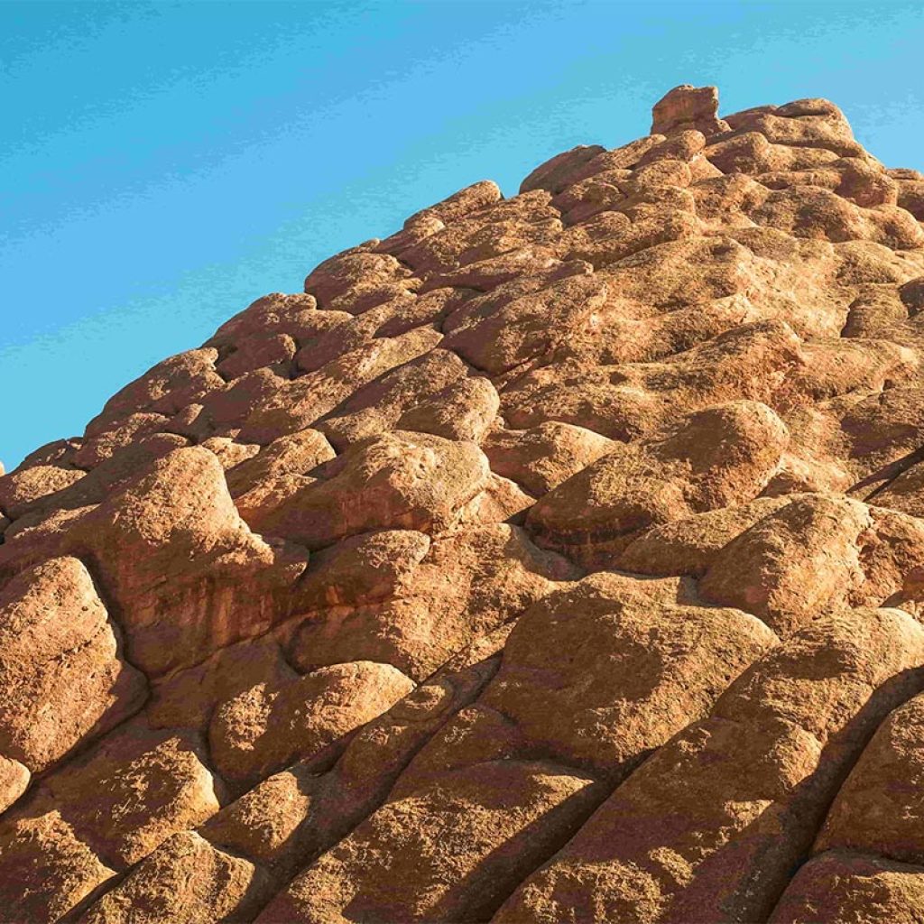 Stunning view of the Monkey Fingers rock formations in the Dades Valley, Morocco, with rugged mountains and terraced landscapes